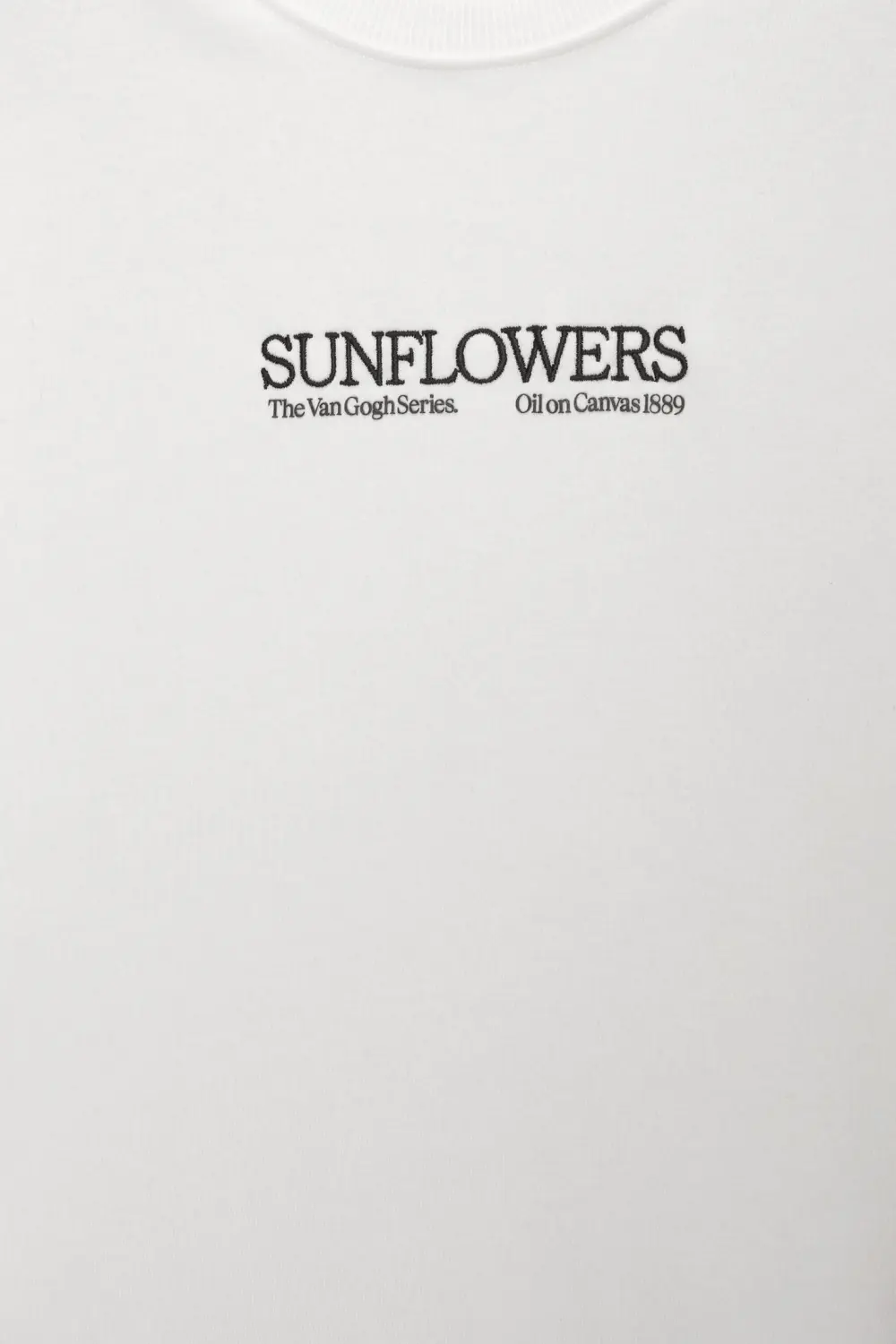Short sleeve Van Gogh Sunflowers sweatshirt