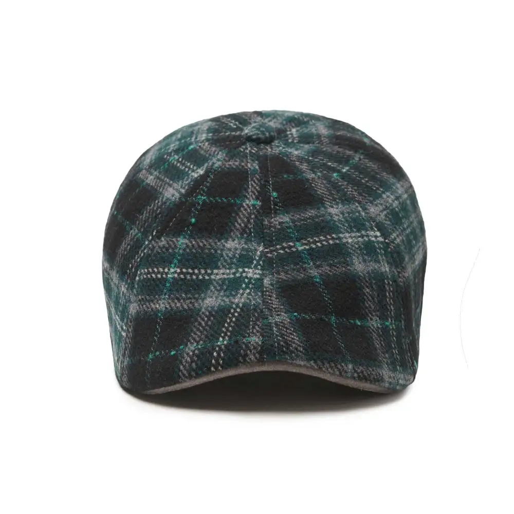 The Blarney Rose Boston Scally Cap - Blarney and Moss Plaid