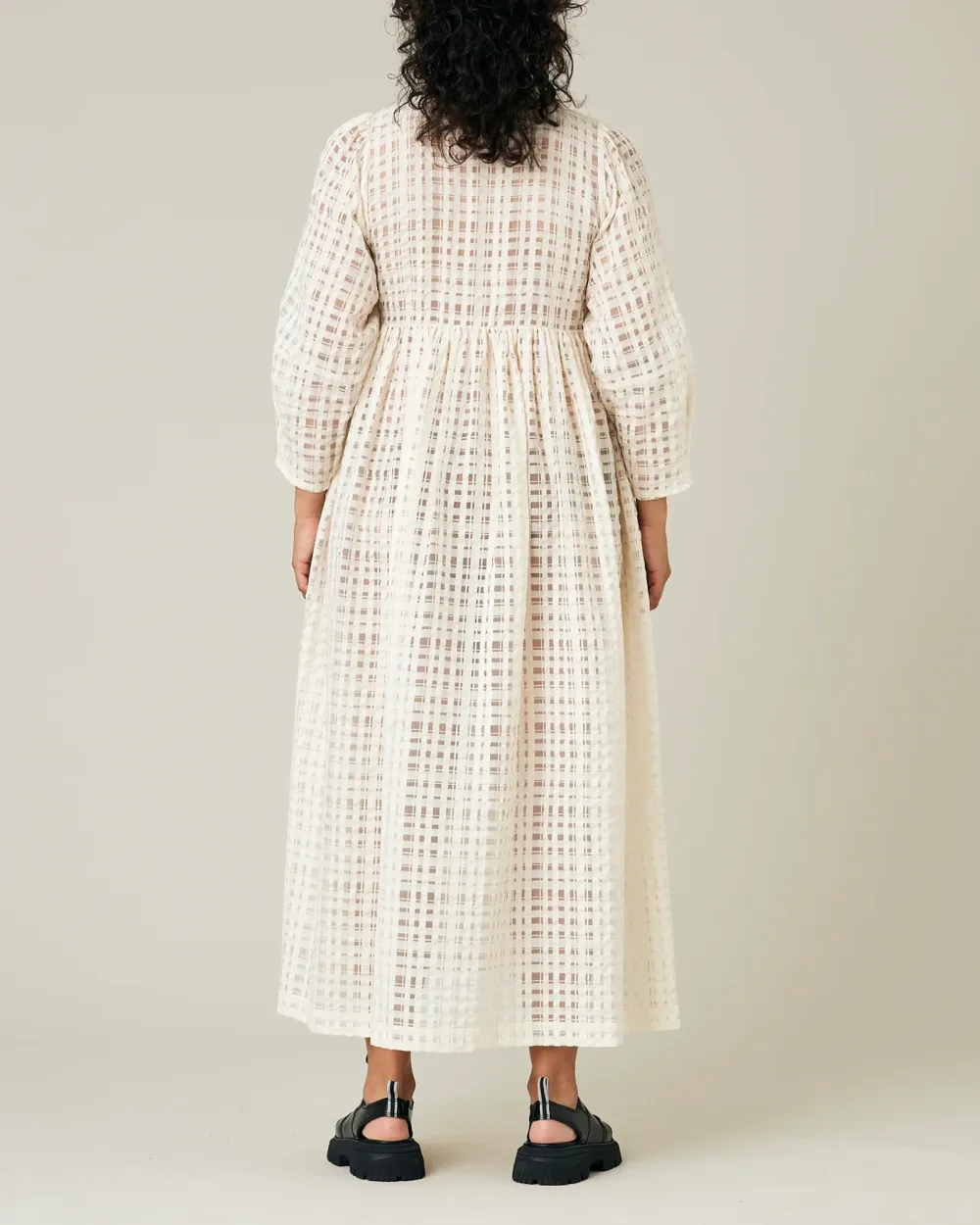 IVORY ORGANZA DRESS