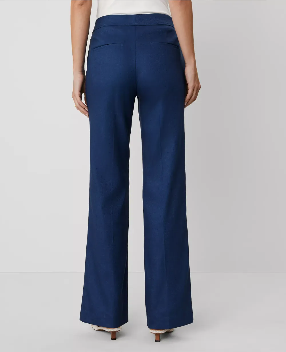 The Patch Pocket Boot Pant in Linen Blend