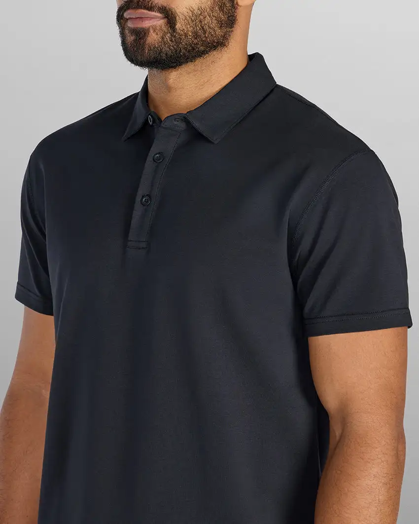 Lux Split Hem Polo