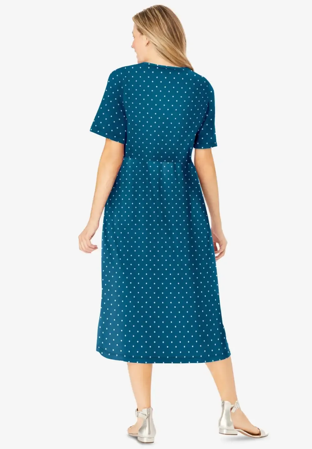 Button-Front Essential Dress
