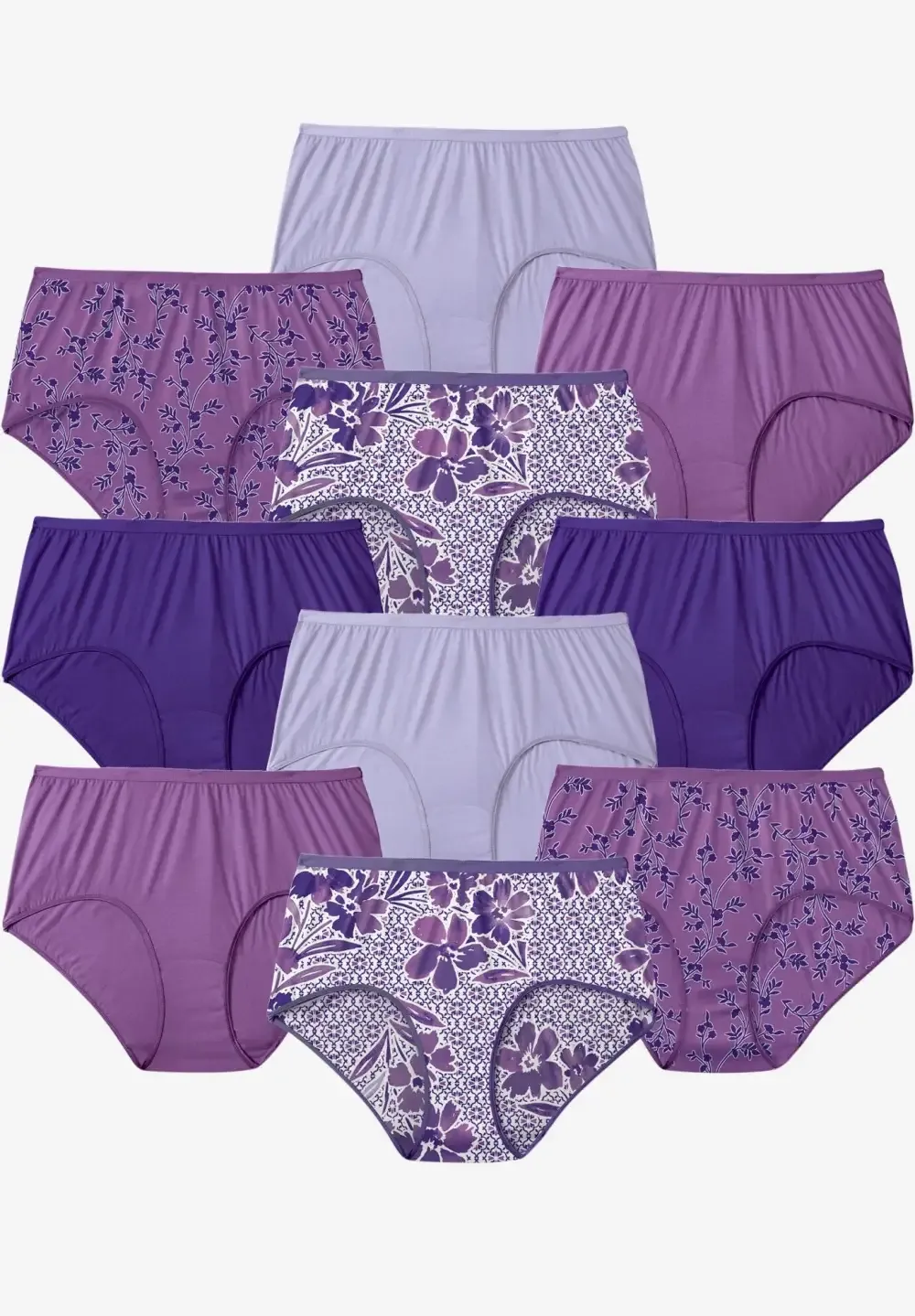 Full Coverage Cotton Brief 10-Pack