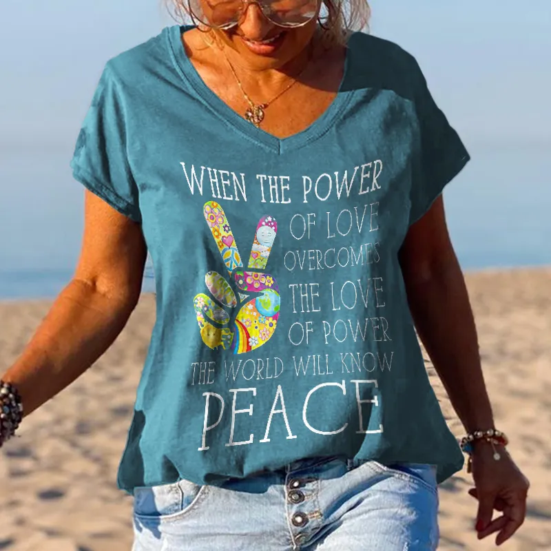 When The Power Of Love Overcomes Featured Gesture Graphic Tees