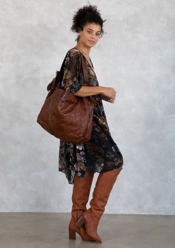 Luna Leather Patchwork Bag