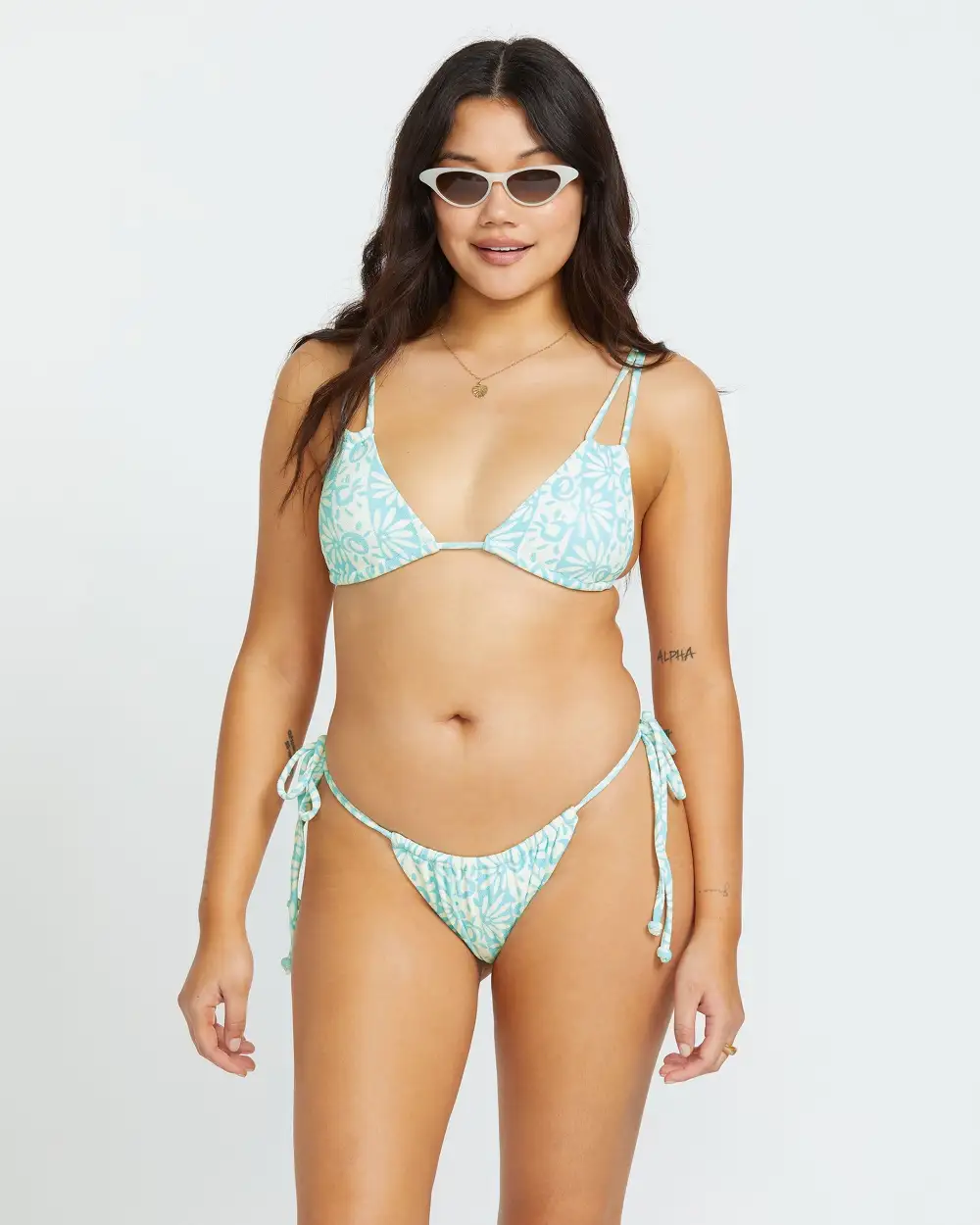 Happy Dance Bells Pant Bikini Bottom - Sea Spray