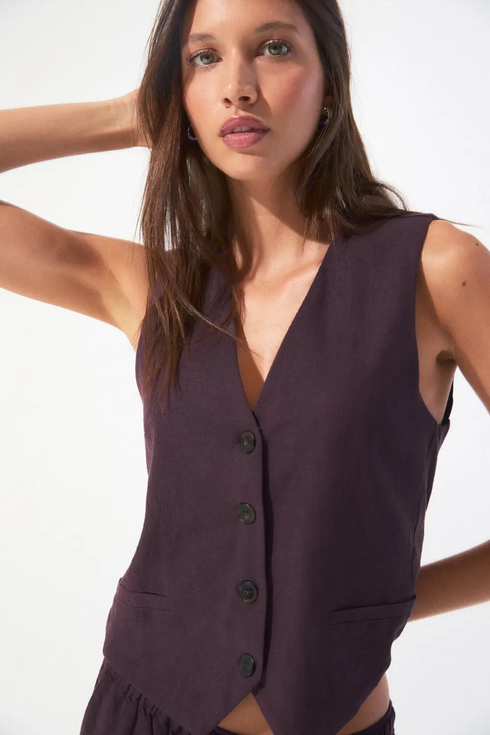 Rustic suit vest