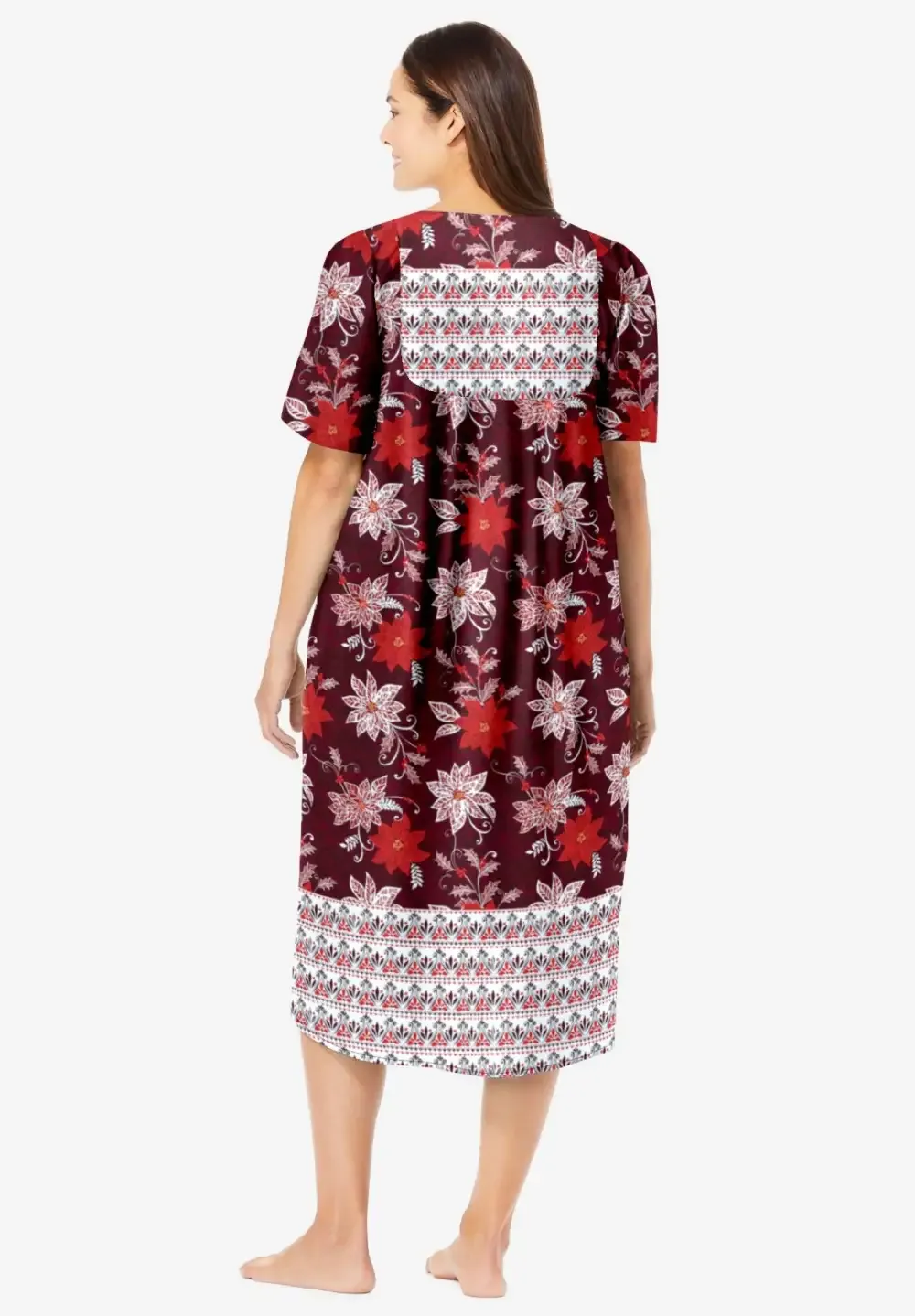 Mixed Print Short Lounger