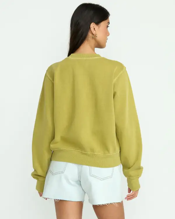 From Paradise Crewneck Sweatshirt - Sea Moss