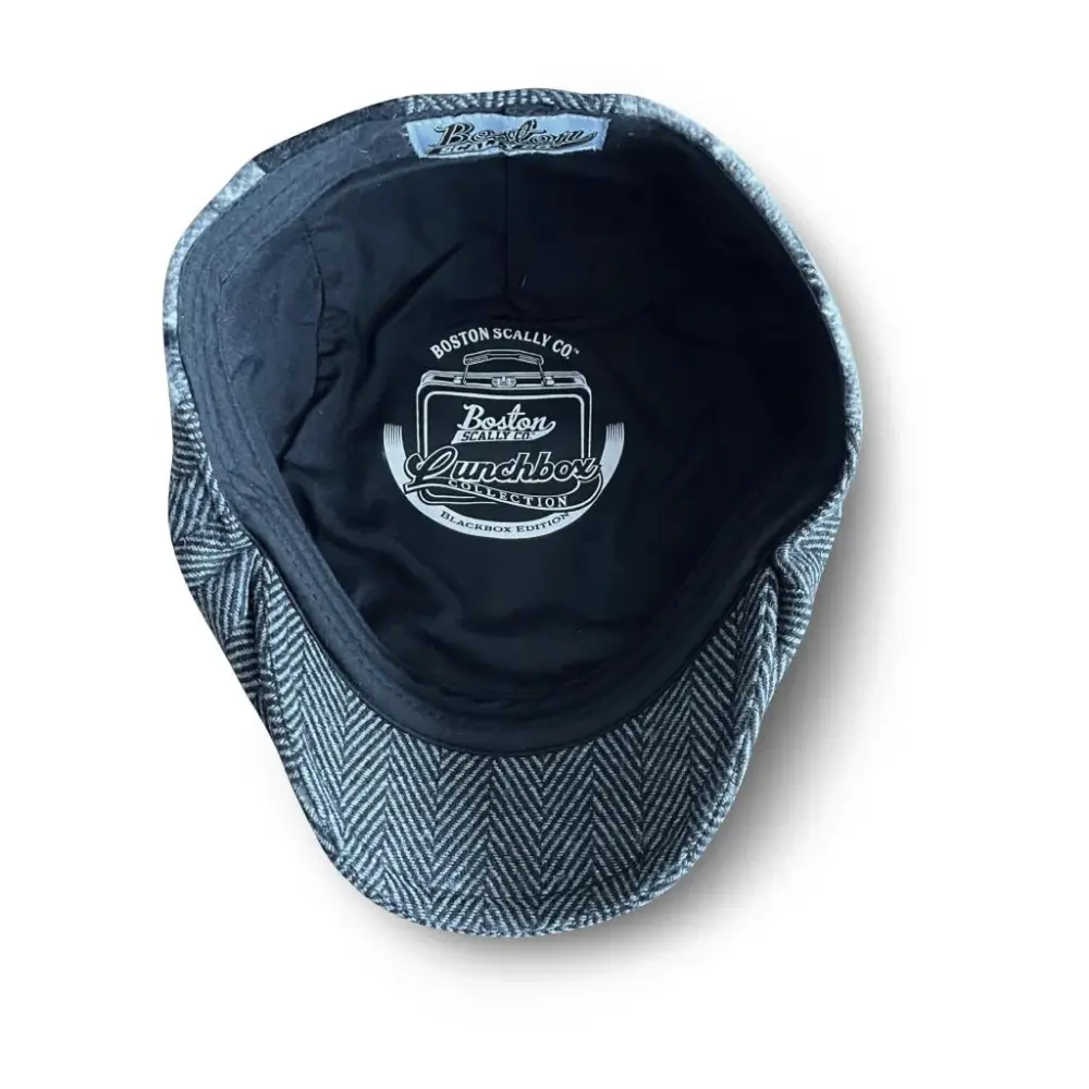 The Lunchbox Blackbox Edition Boston Scally Cap - Black Plaid