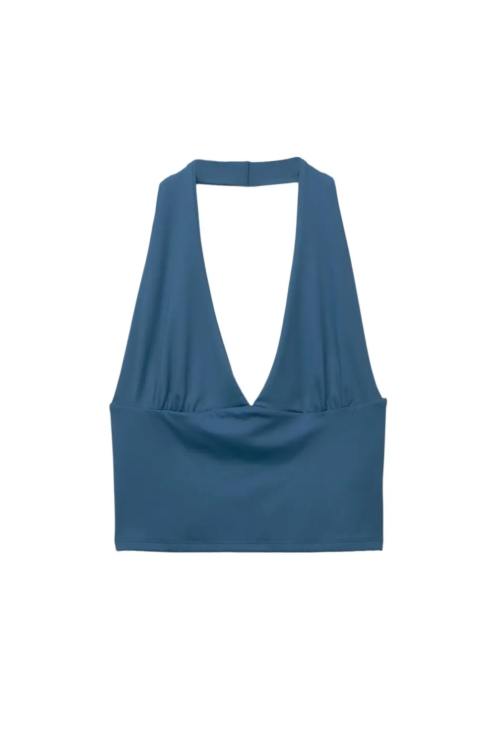 Open-back halter top
