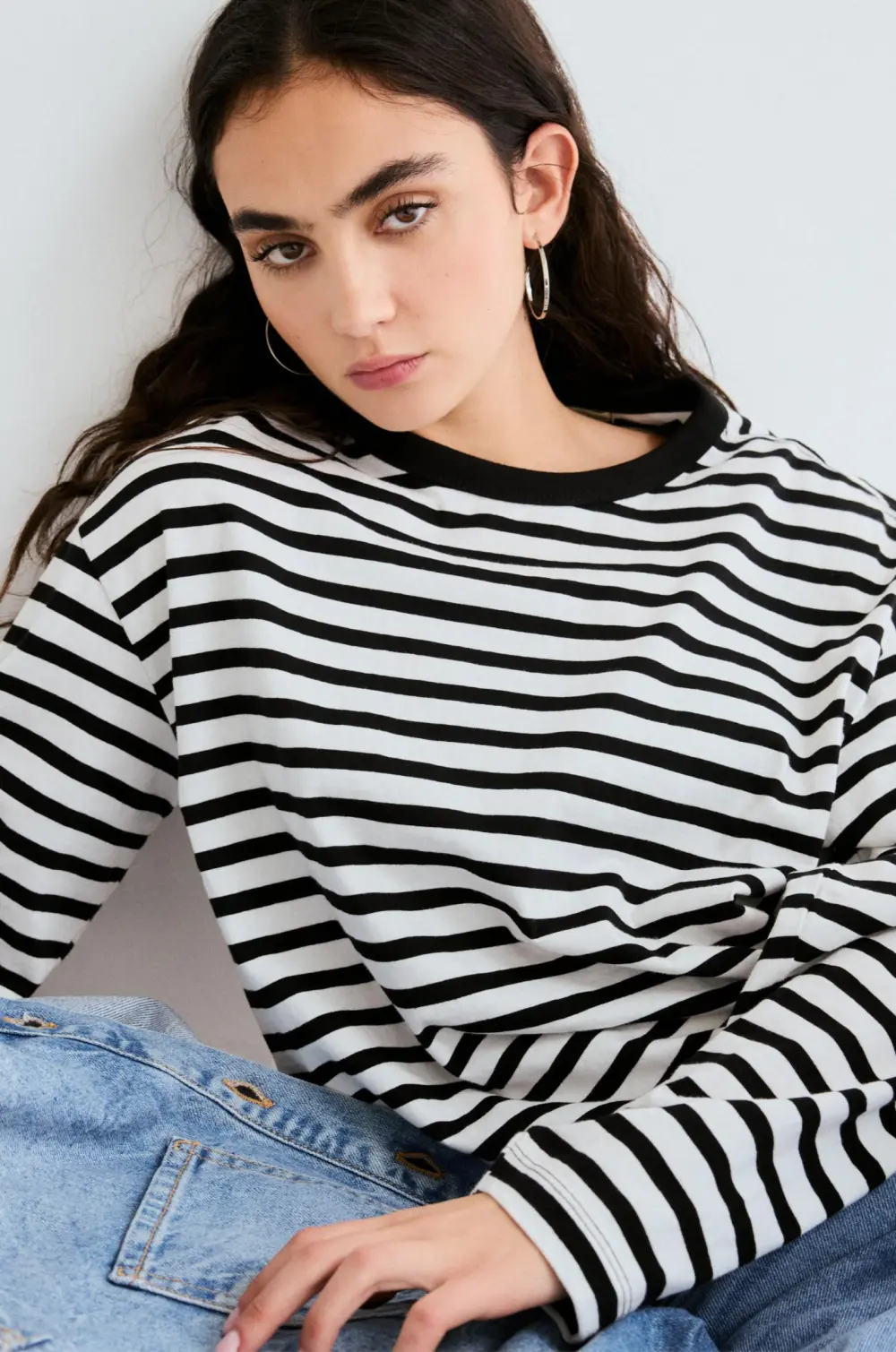 Camiseta manga larga oversize