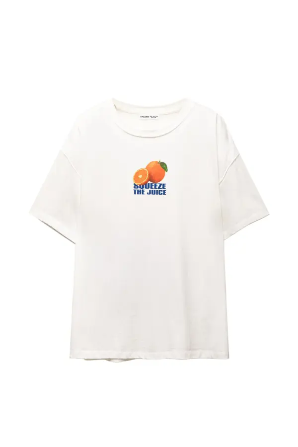 Camiseta gráfico naranjas