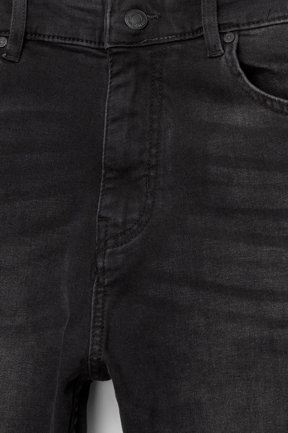 Washed carrot-fit jeans