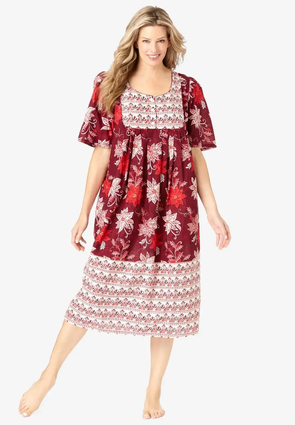 Mixed Print Short Lounger