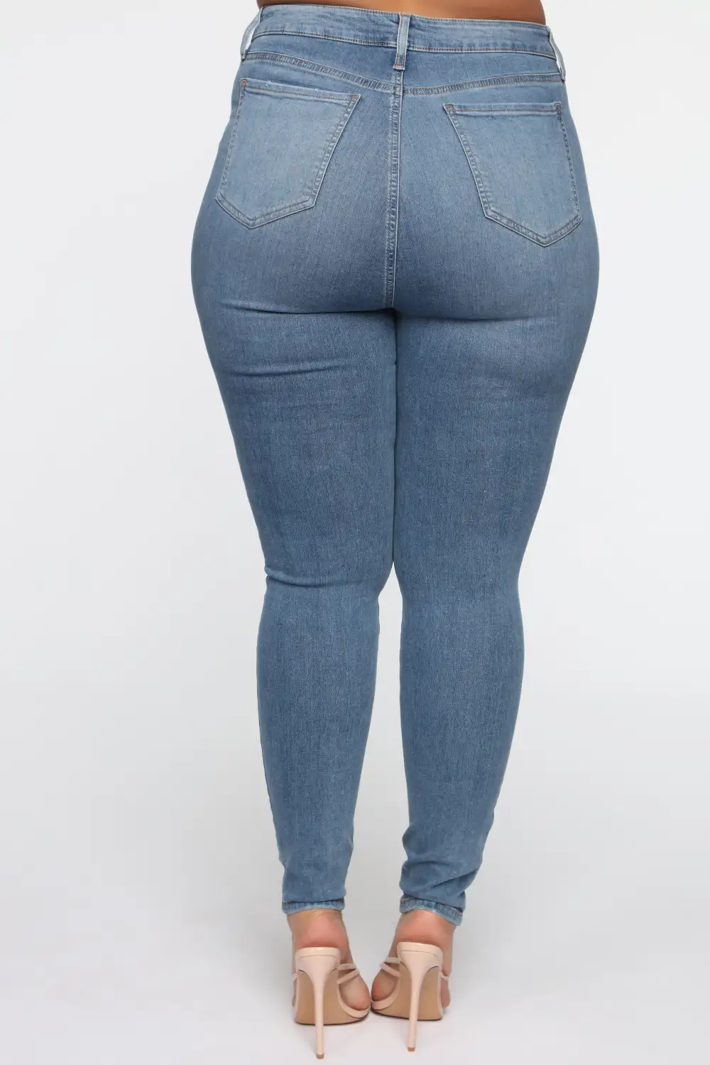 Flex Game Strong Super High Rise Skinny Jeans - Light Wash