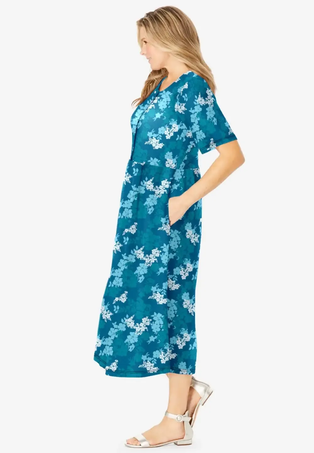 Button-Front Essential Dress