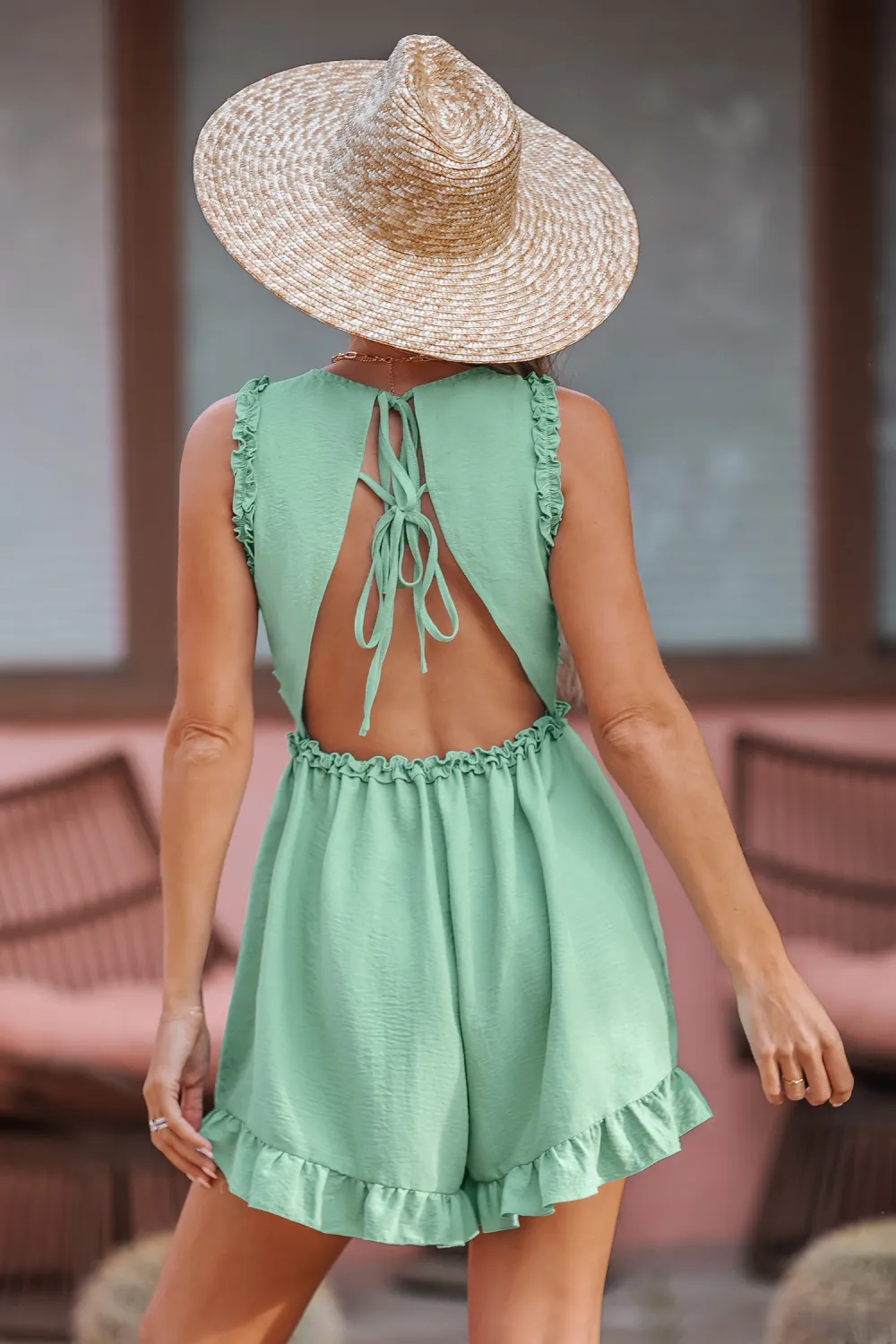 Wild Fern Green Romper