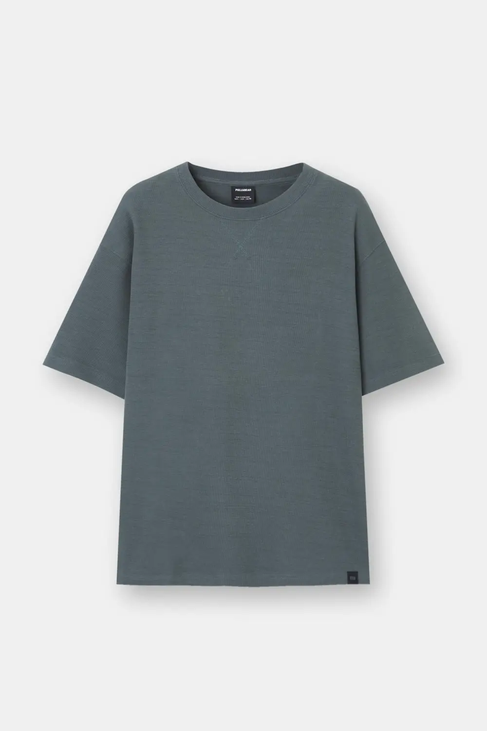 Basic short sleeve textured T-shirt