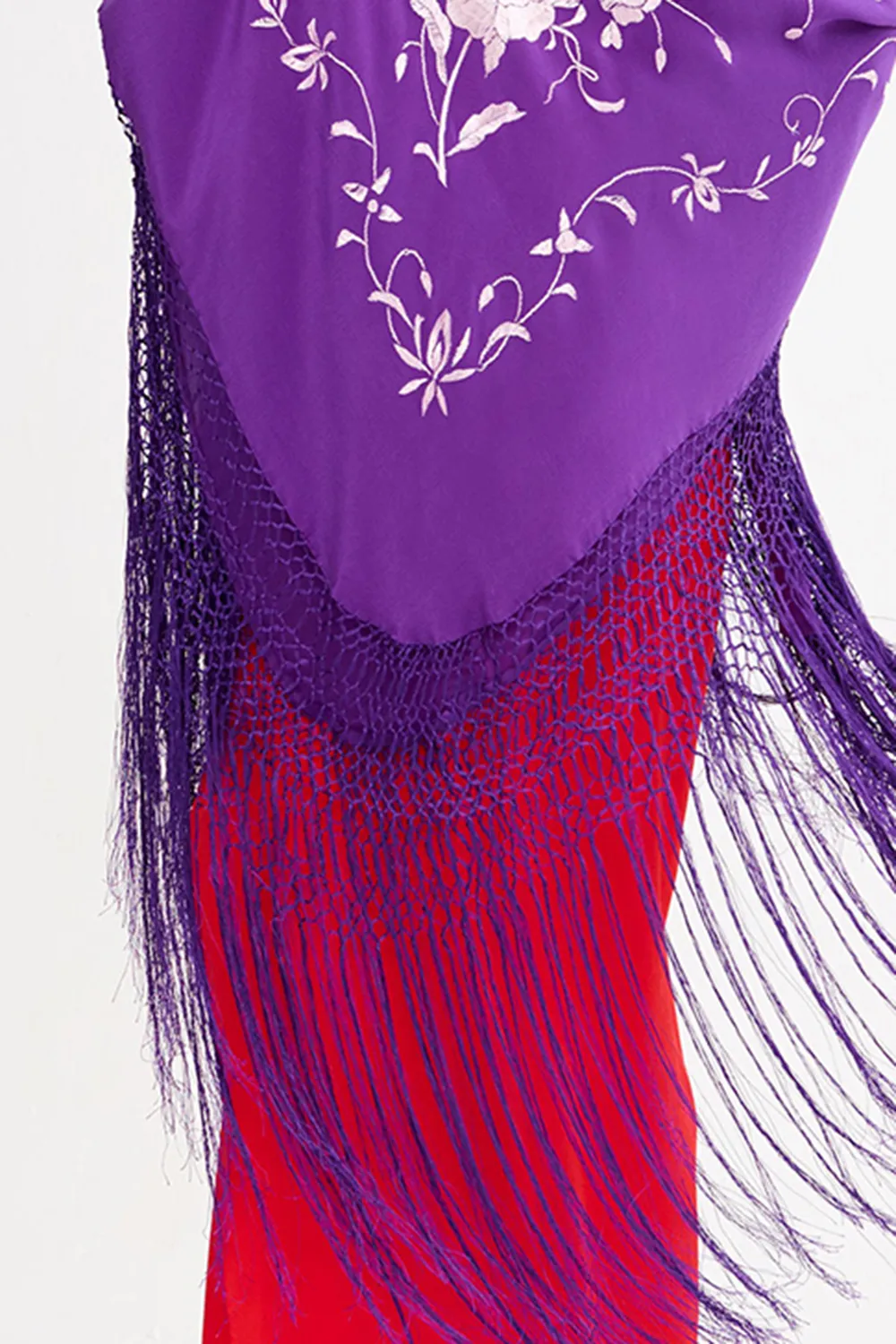Purple Women's Printed Shawl