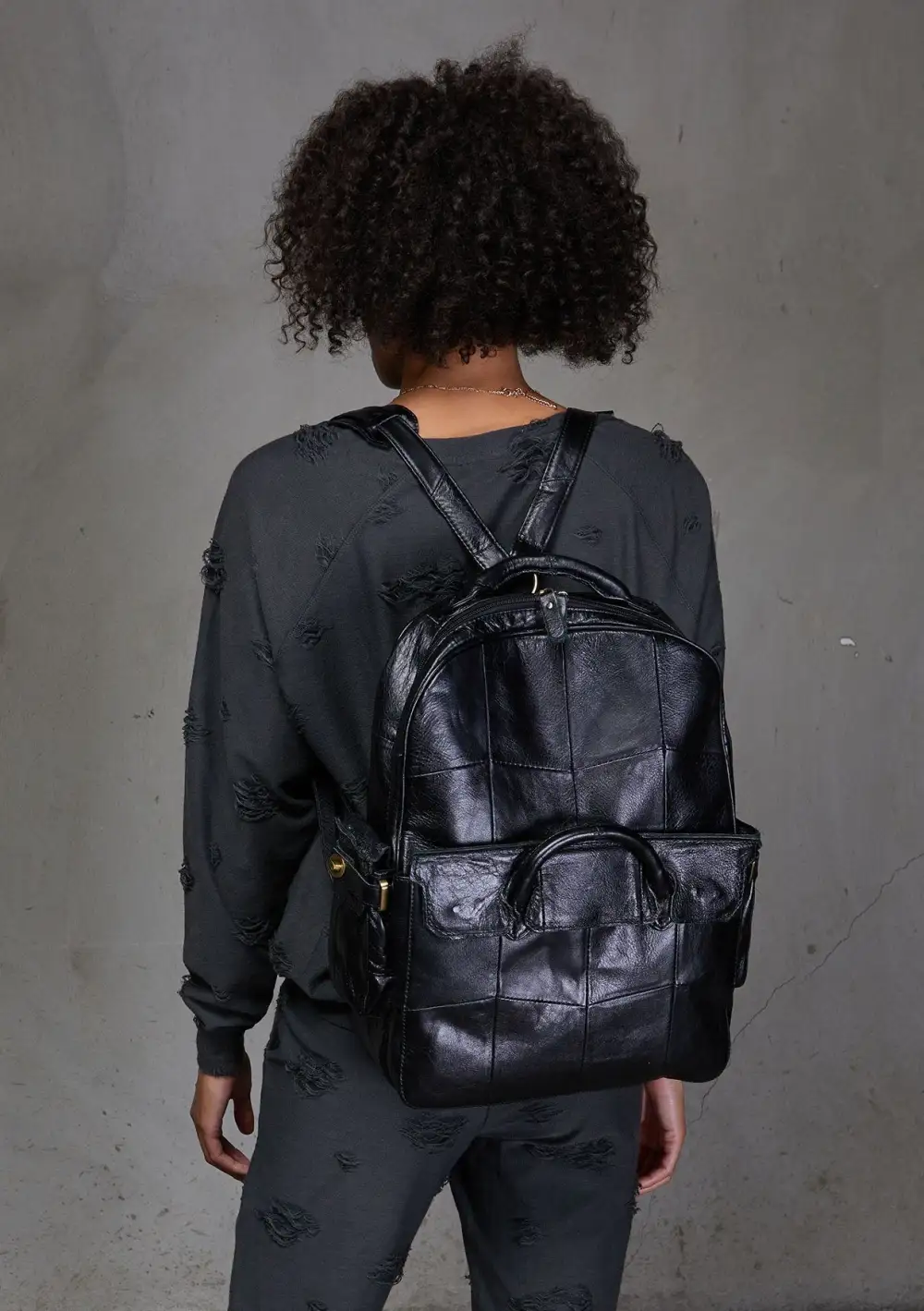 Lincoln Leather Backpack