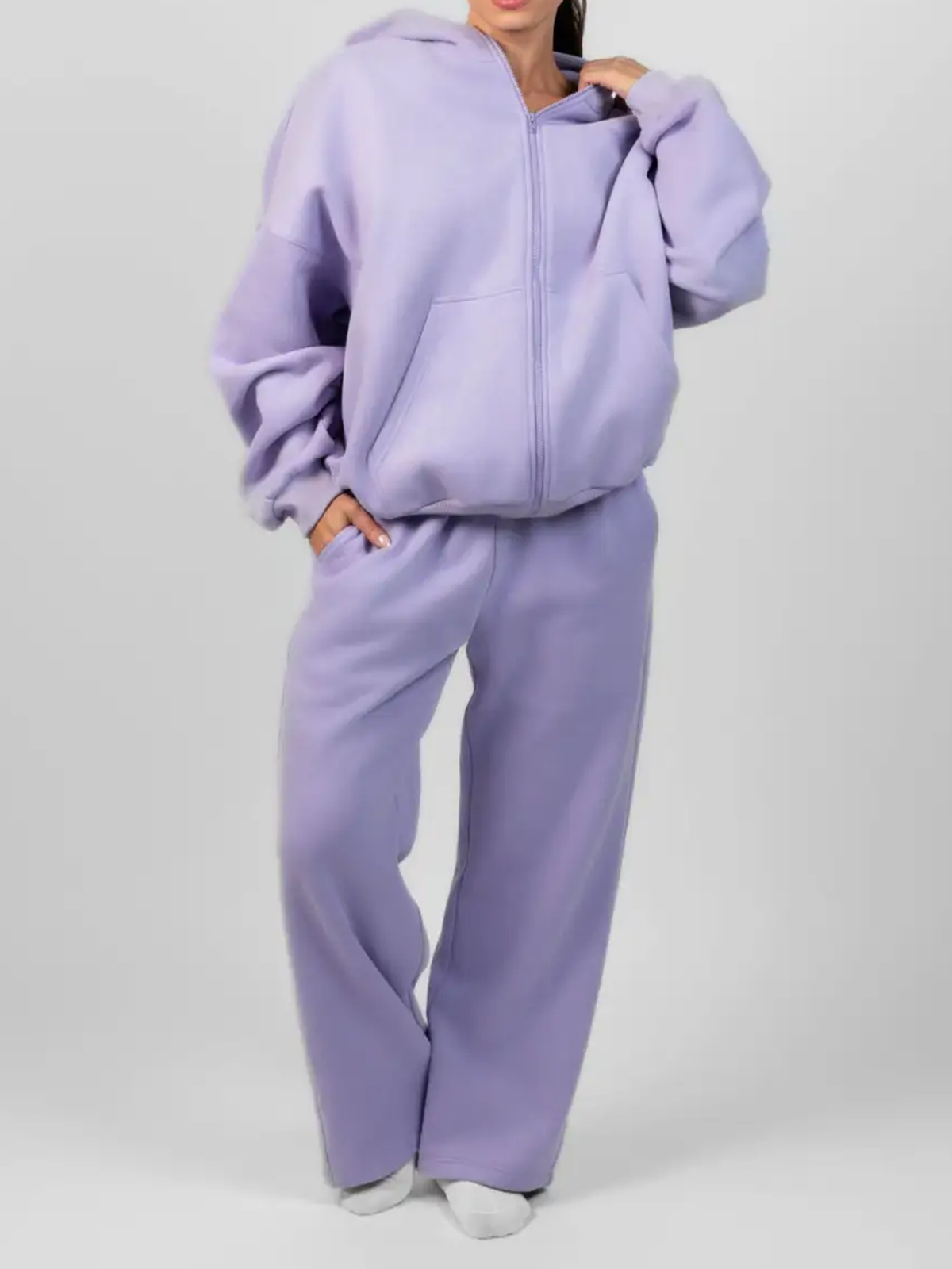 Pastel Zip Hoodie