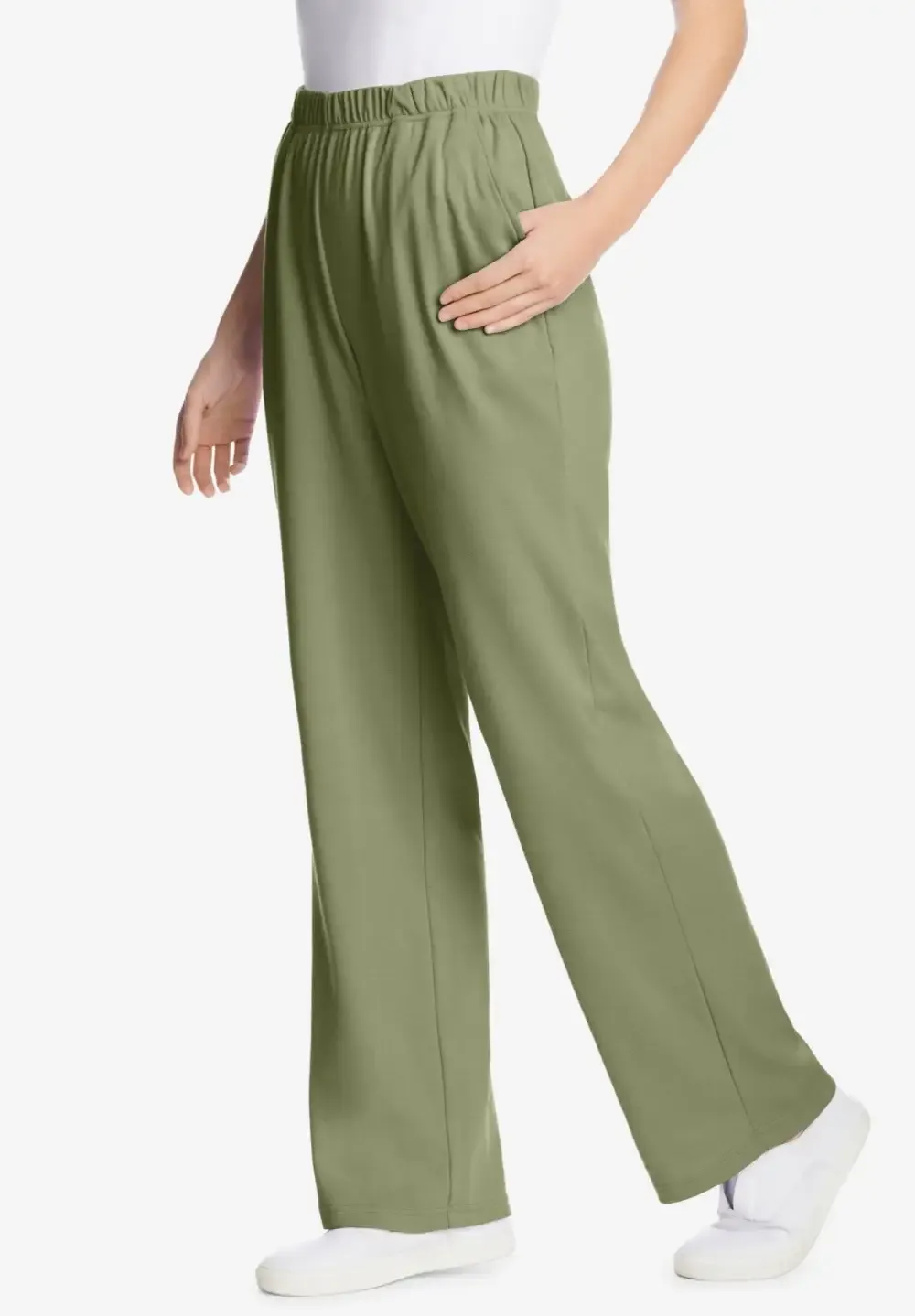 7-Day Knit Wide-Leg Pant