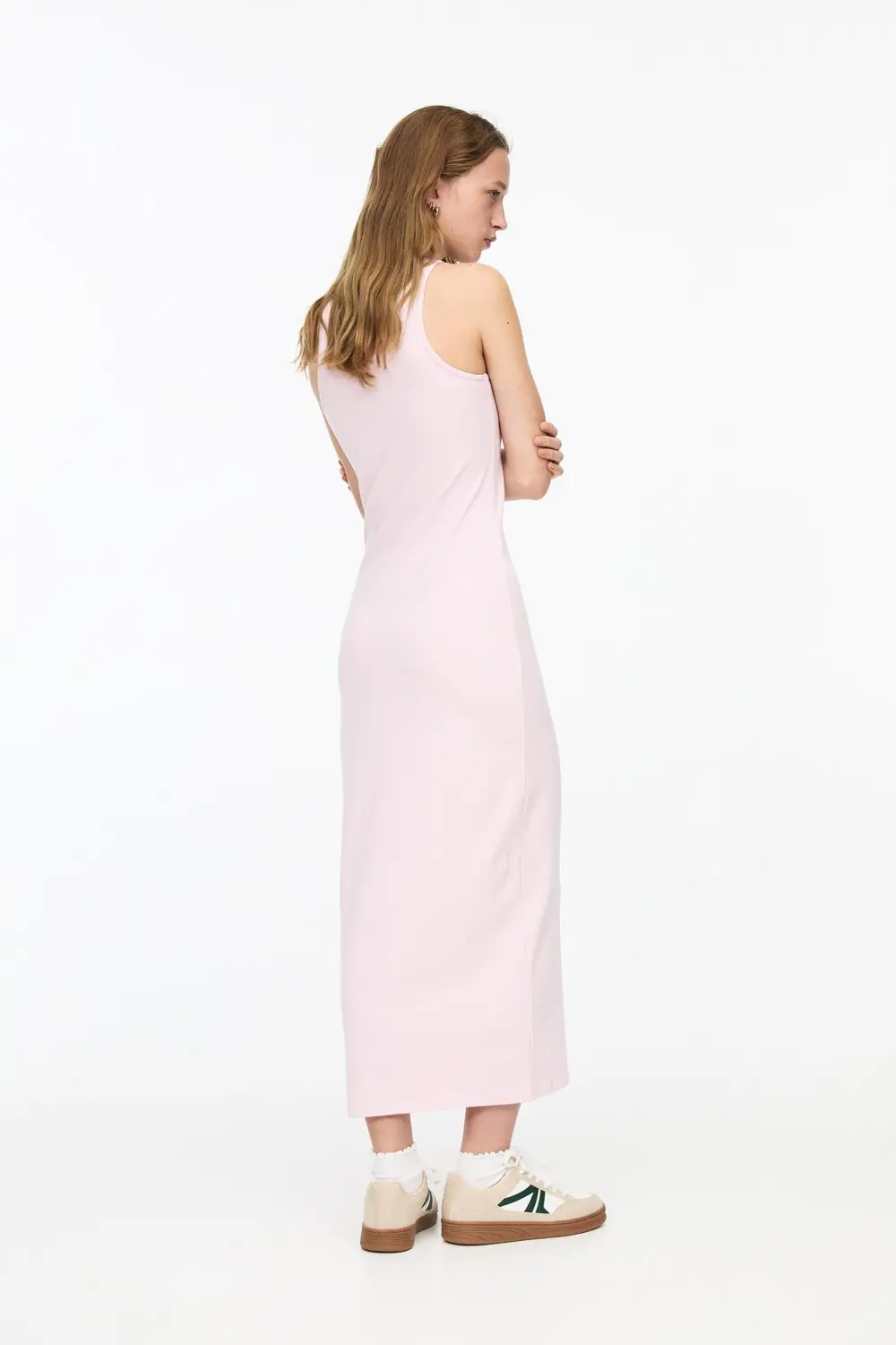 Vestido midi halter