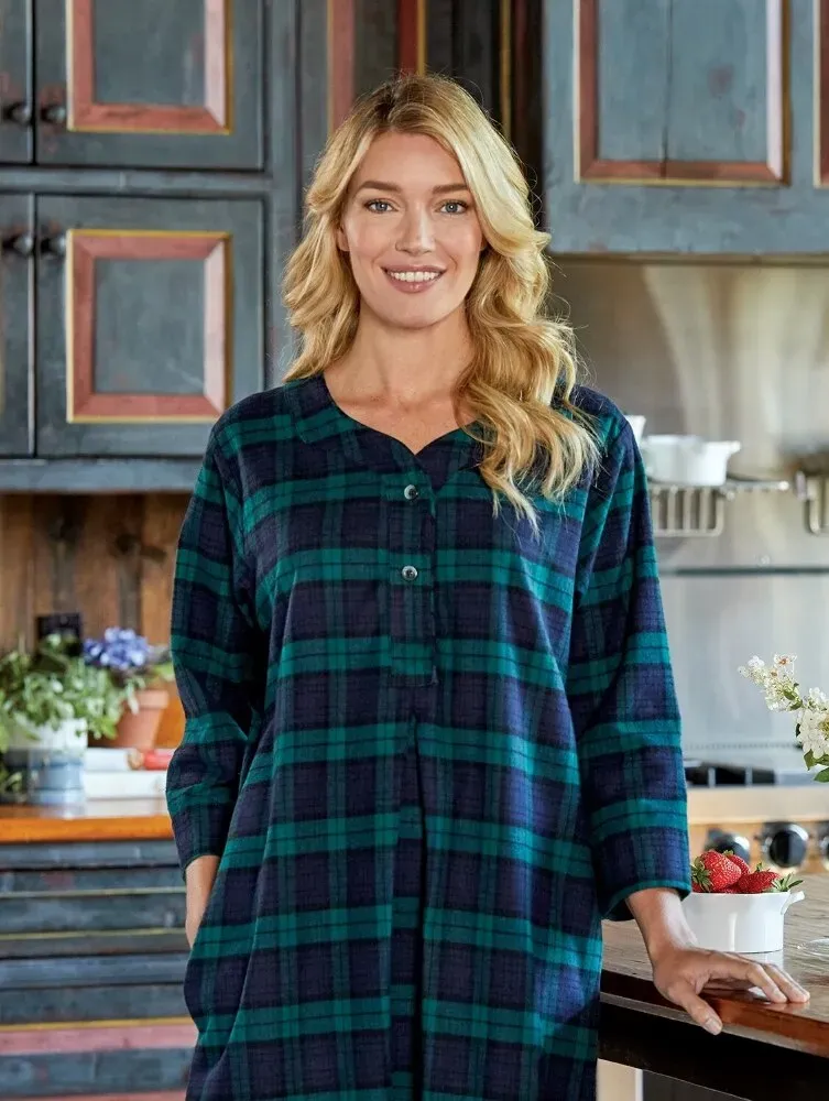 Women's Portuguese Cotton Flannel Nightshirt