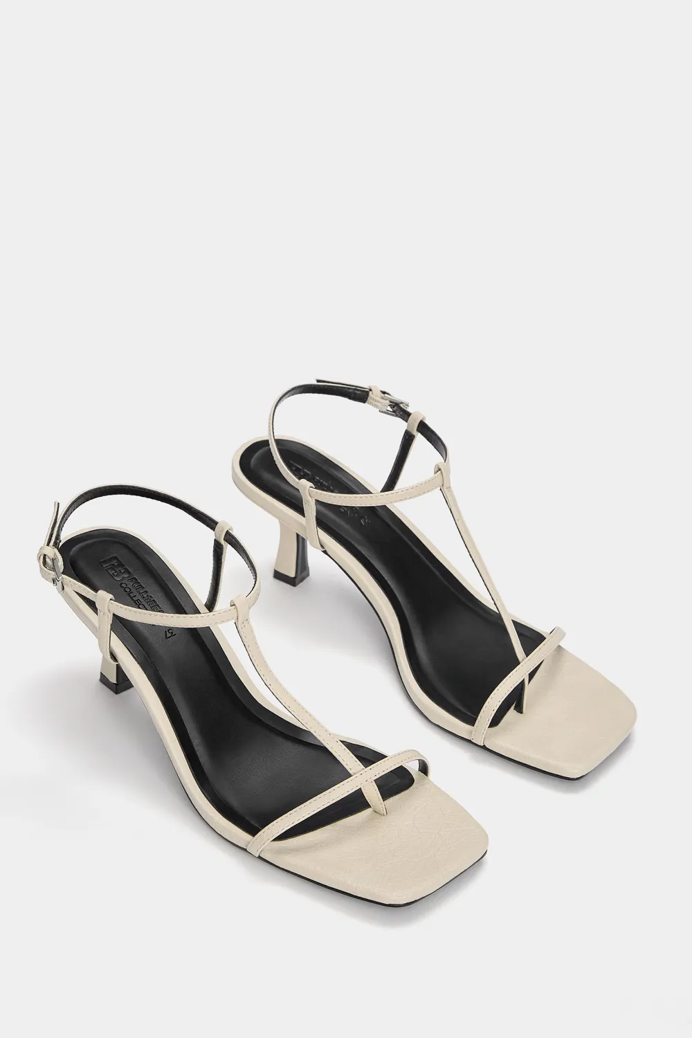 Sandalias tacón tira
