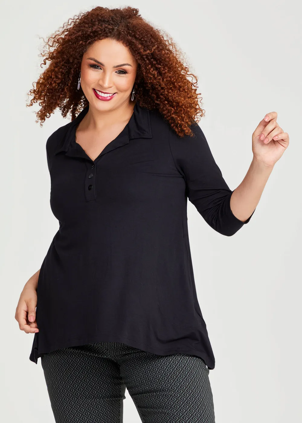 Collar Bamboo Top
