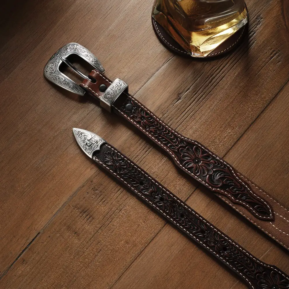 Tooled Tapered Belt