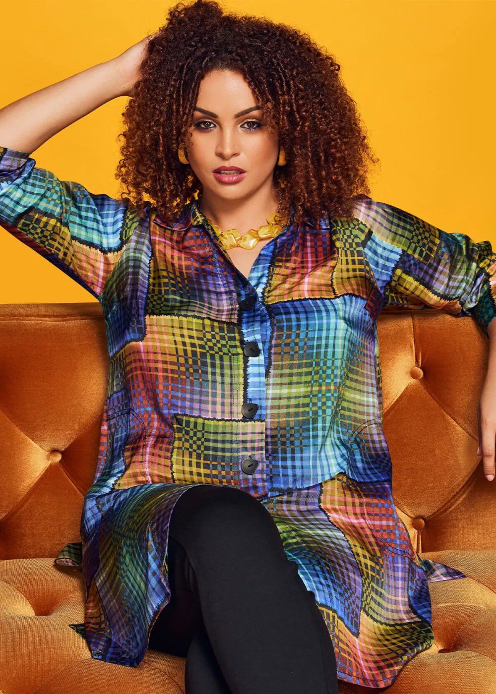 Natural Amore Check Shirt