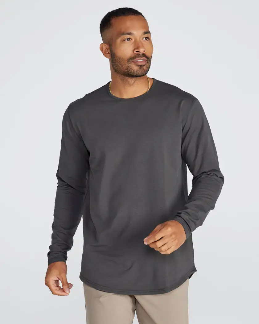 Drop-Cut Long Sleeve: Lux