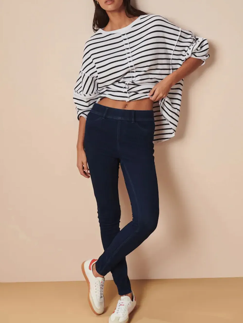 Denim Fitted Stylish Leggings