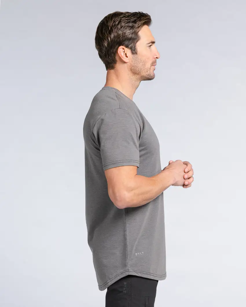 Drop-Cut V-Neck: Lux