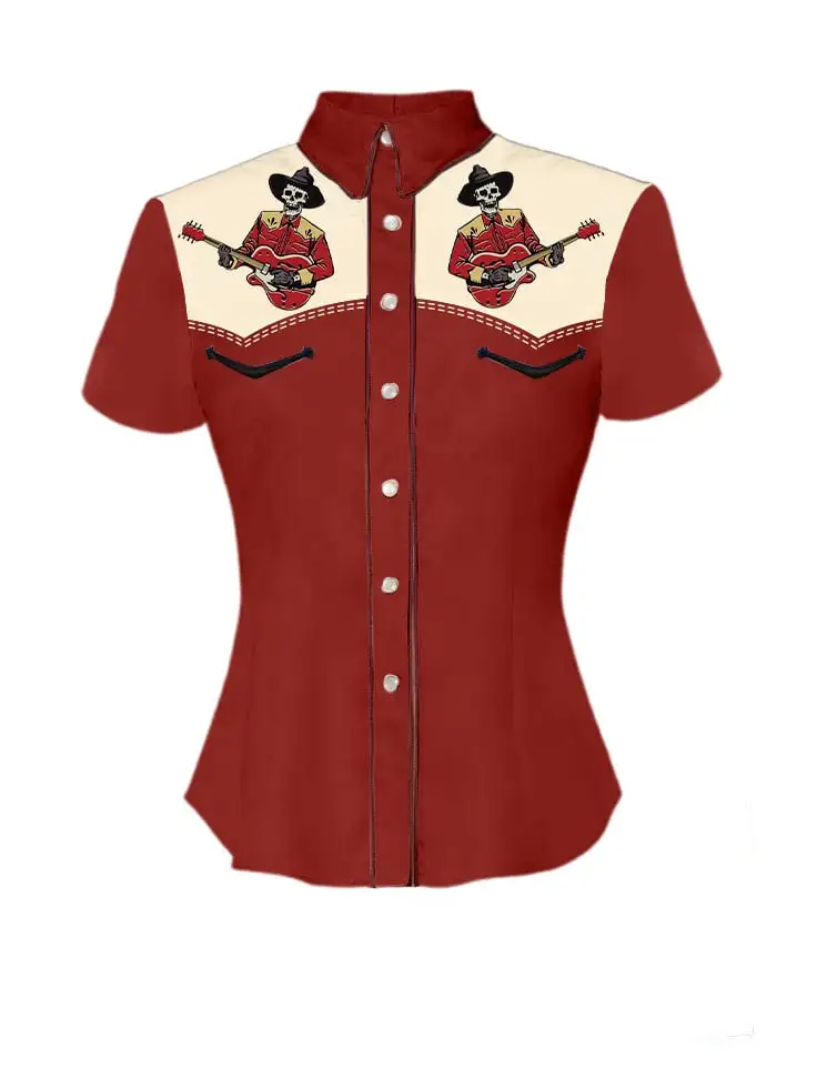 Remember You The Music Print Elements Womens Shirt