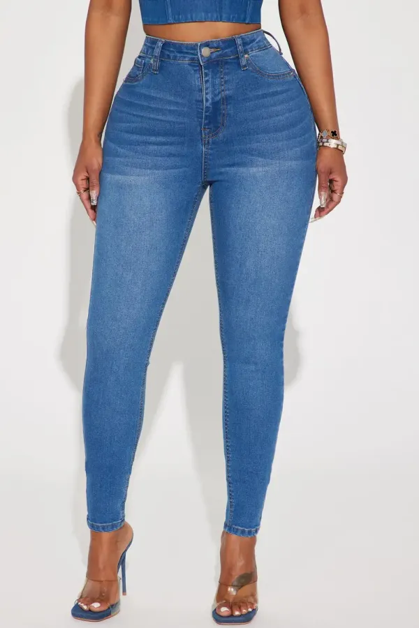 Tucson Booty Lifting High Rise Stretch Skinny Jeans - Medium Wash