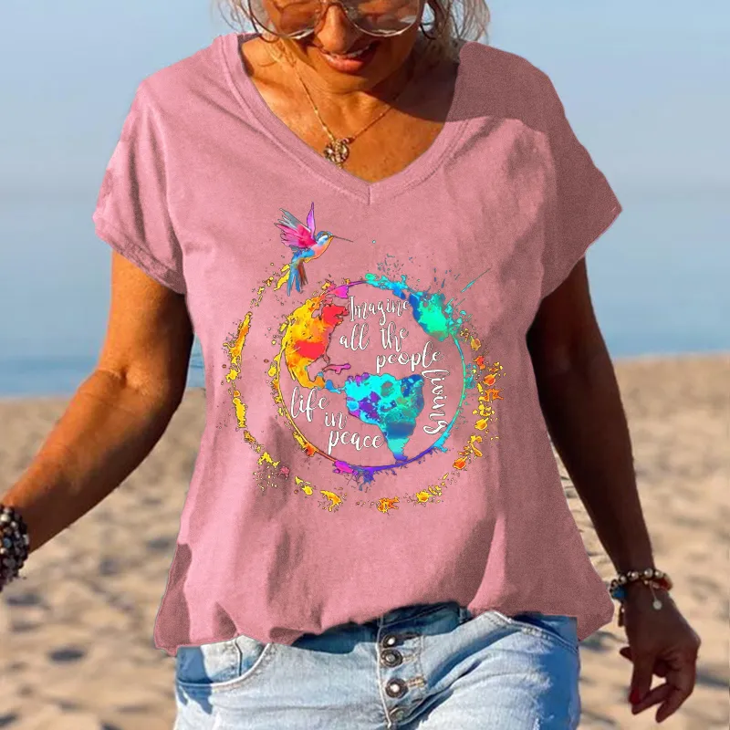 Imagine All The People Living Life In Peace