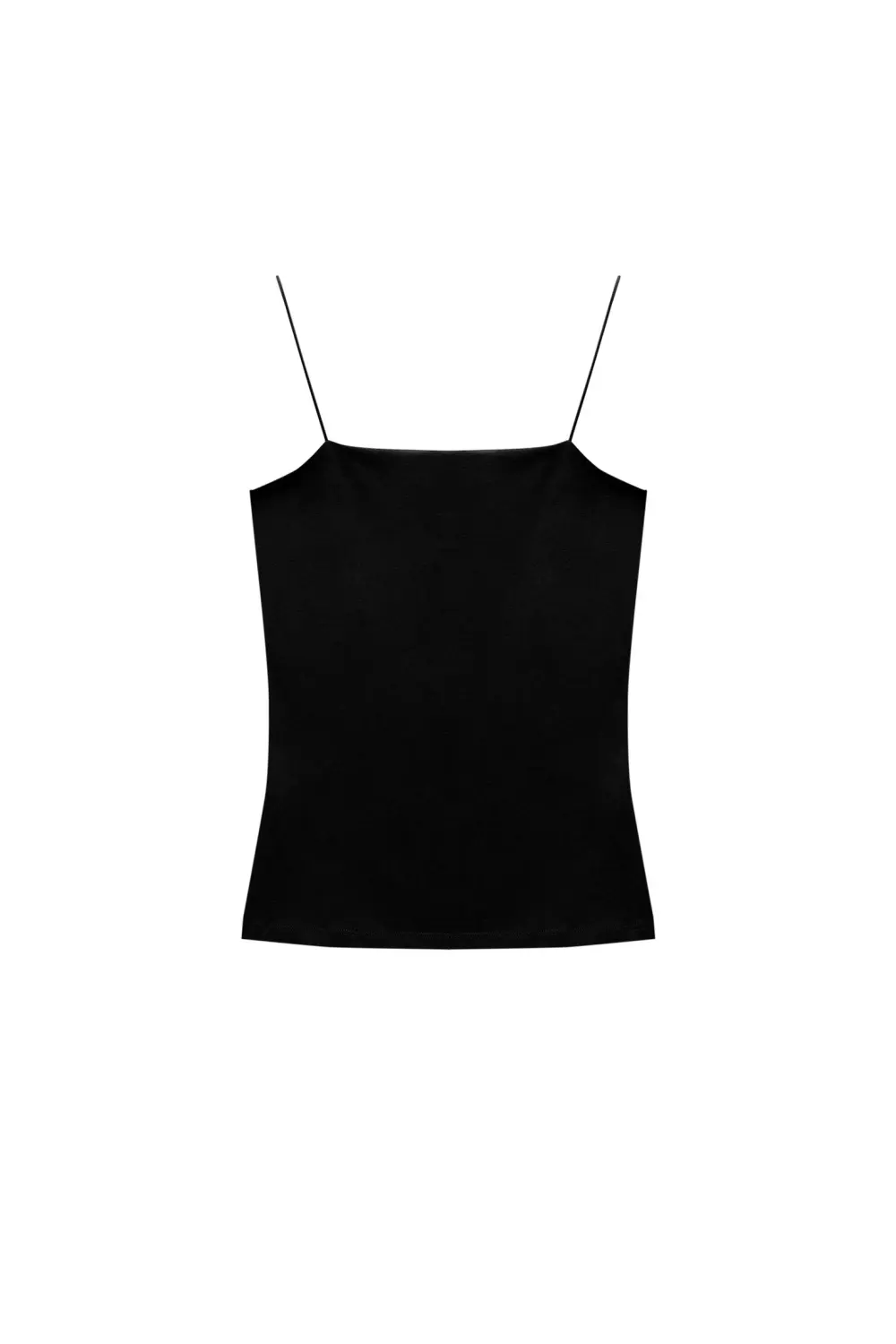 Strappy straight-cut top