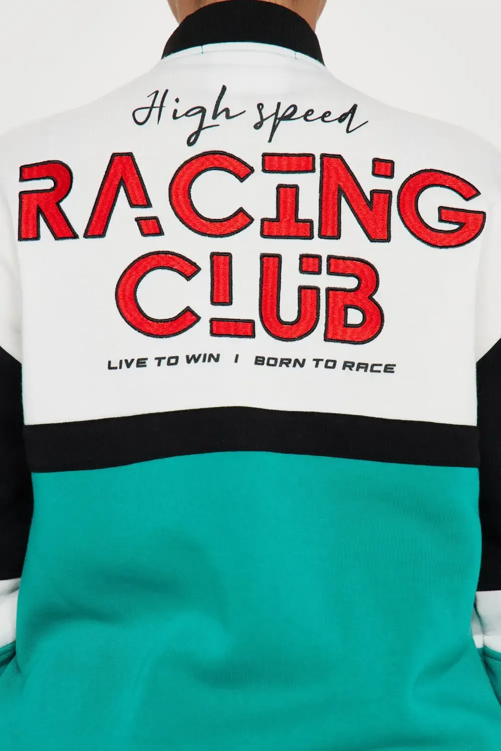 Start Your Engines Bomber Jacket - Green/combo