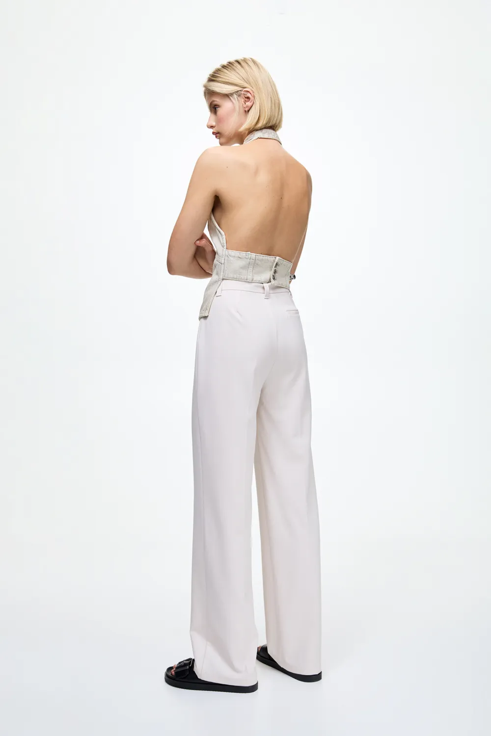 Pantalón de vestir recto