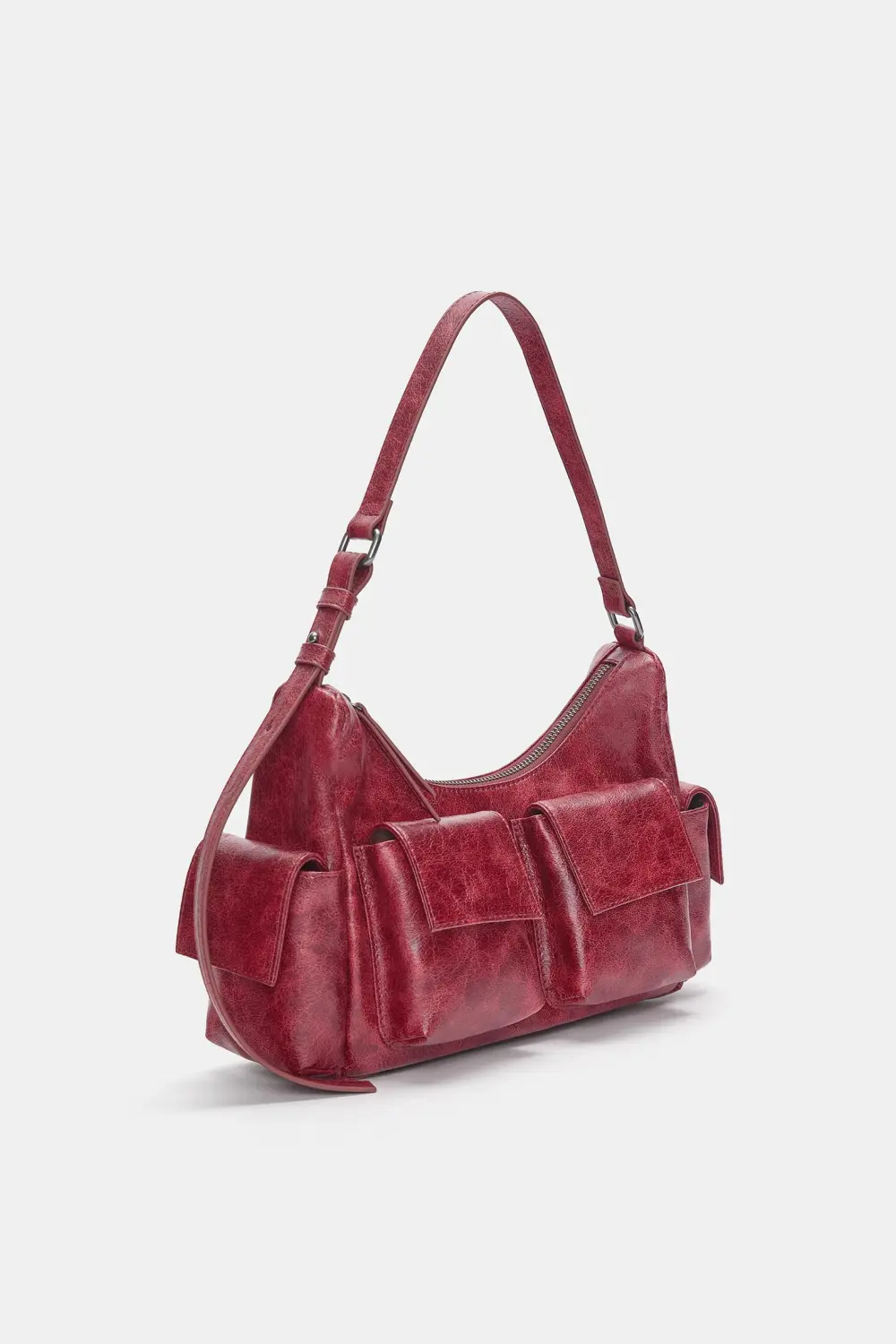 Bolso de hombro multibolsillos