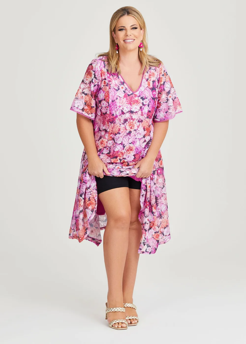Bouquet Lace Cocktail Dress
