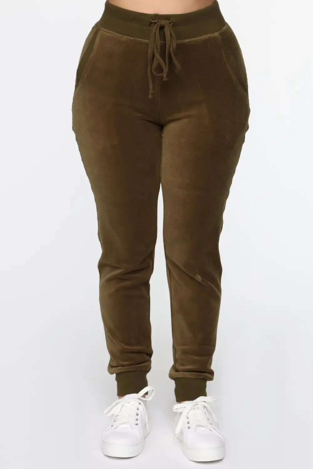 The Original Trendsetter Velour Set - Olive