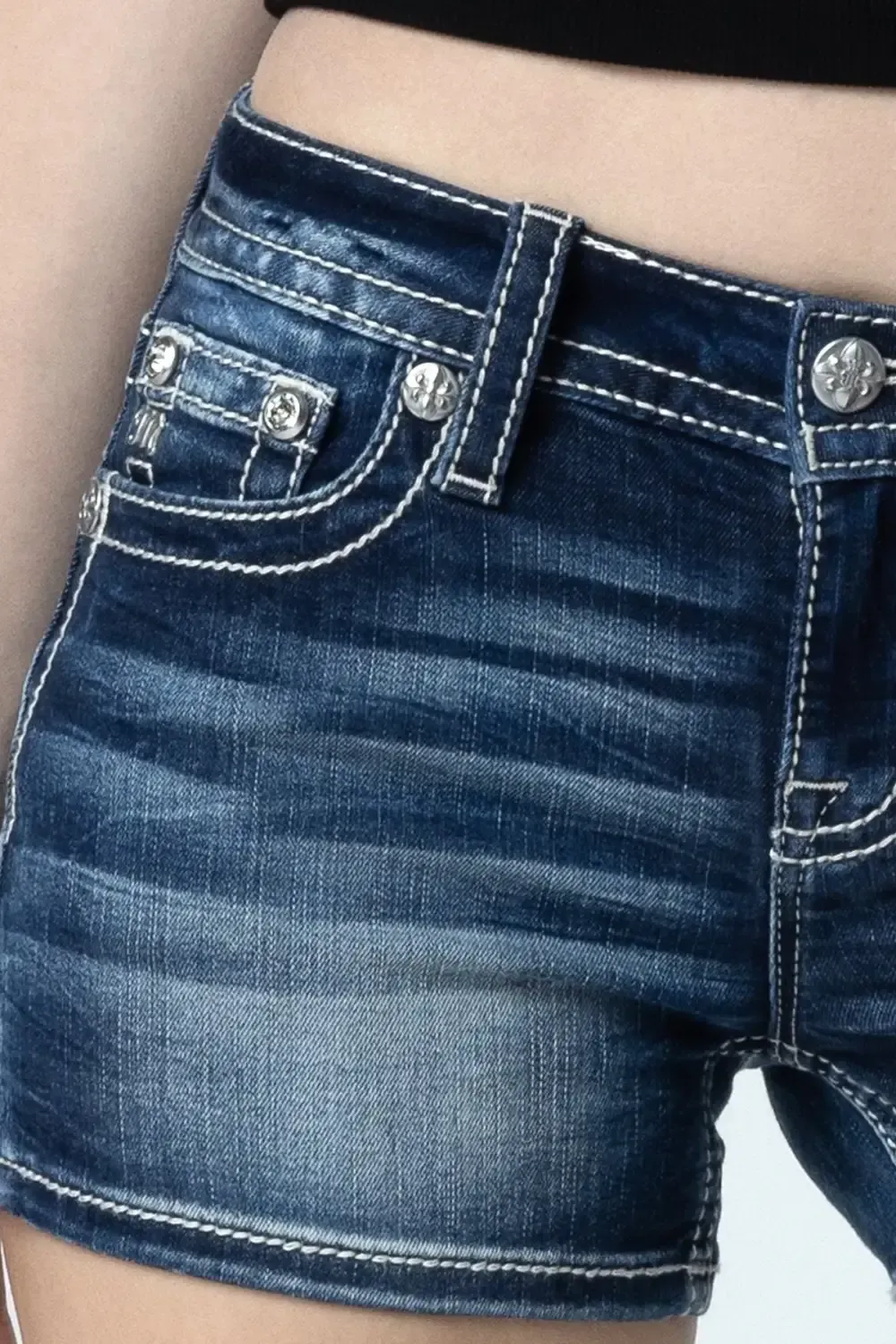 Dreamy Longhorn Jean Shorts