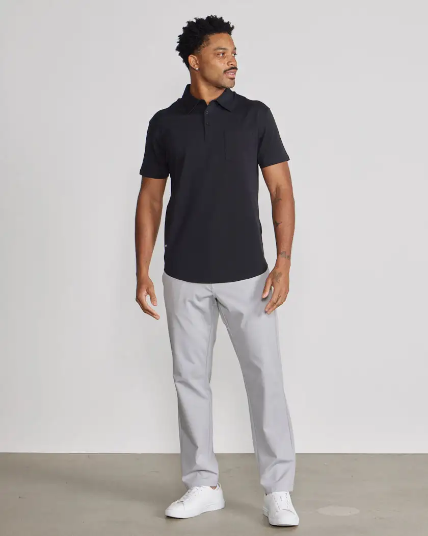 Lux Short Sleeve Pocket Polo