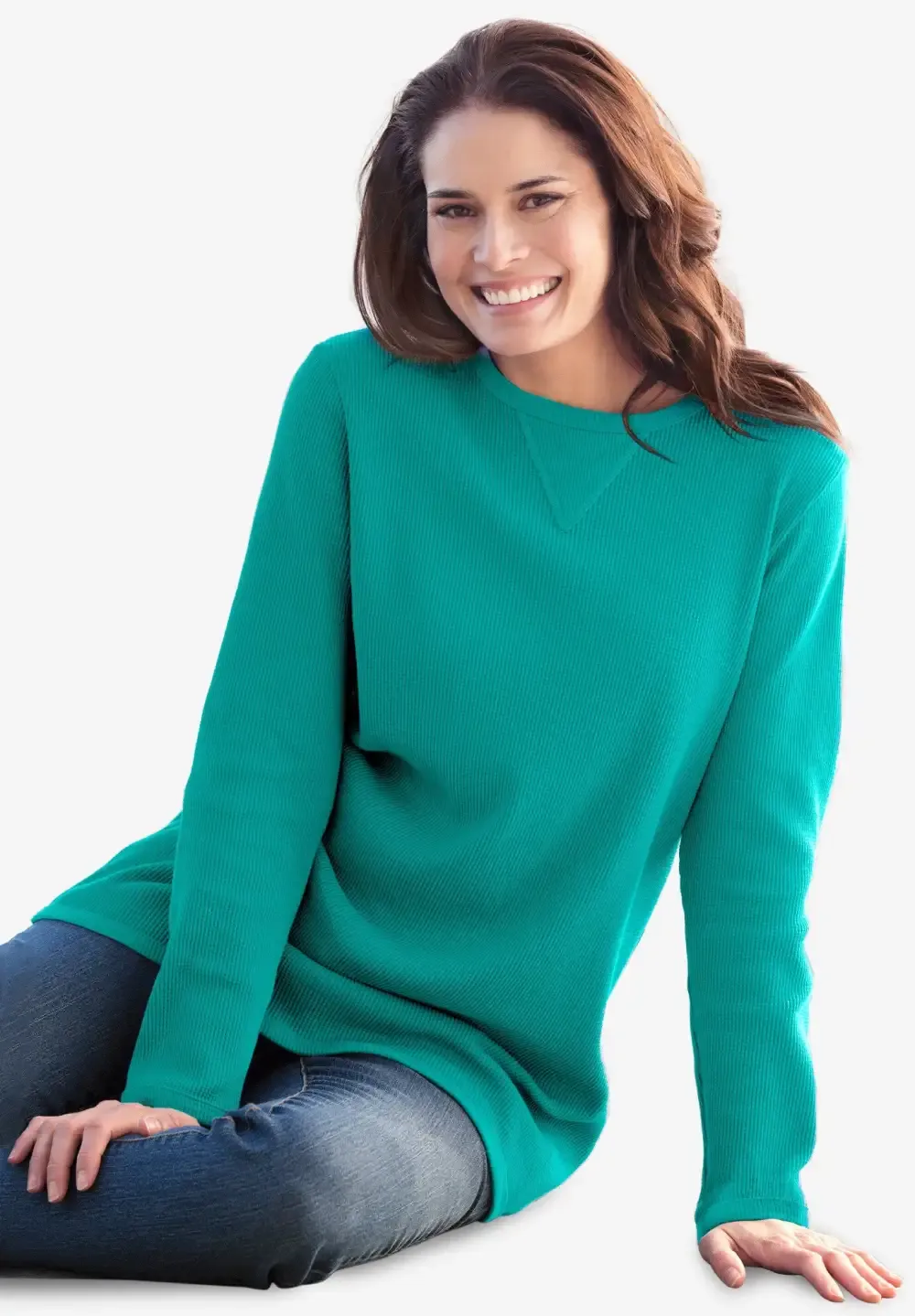 Waffle Thermal Sweatshirt