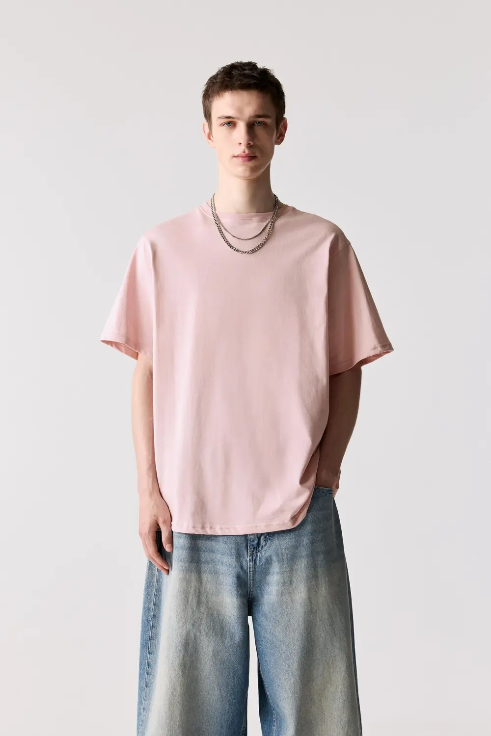 Basic short sleeve cotton T-shirt