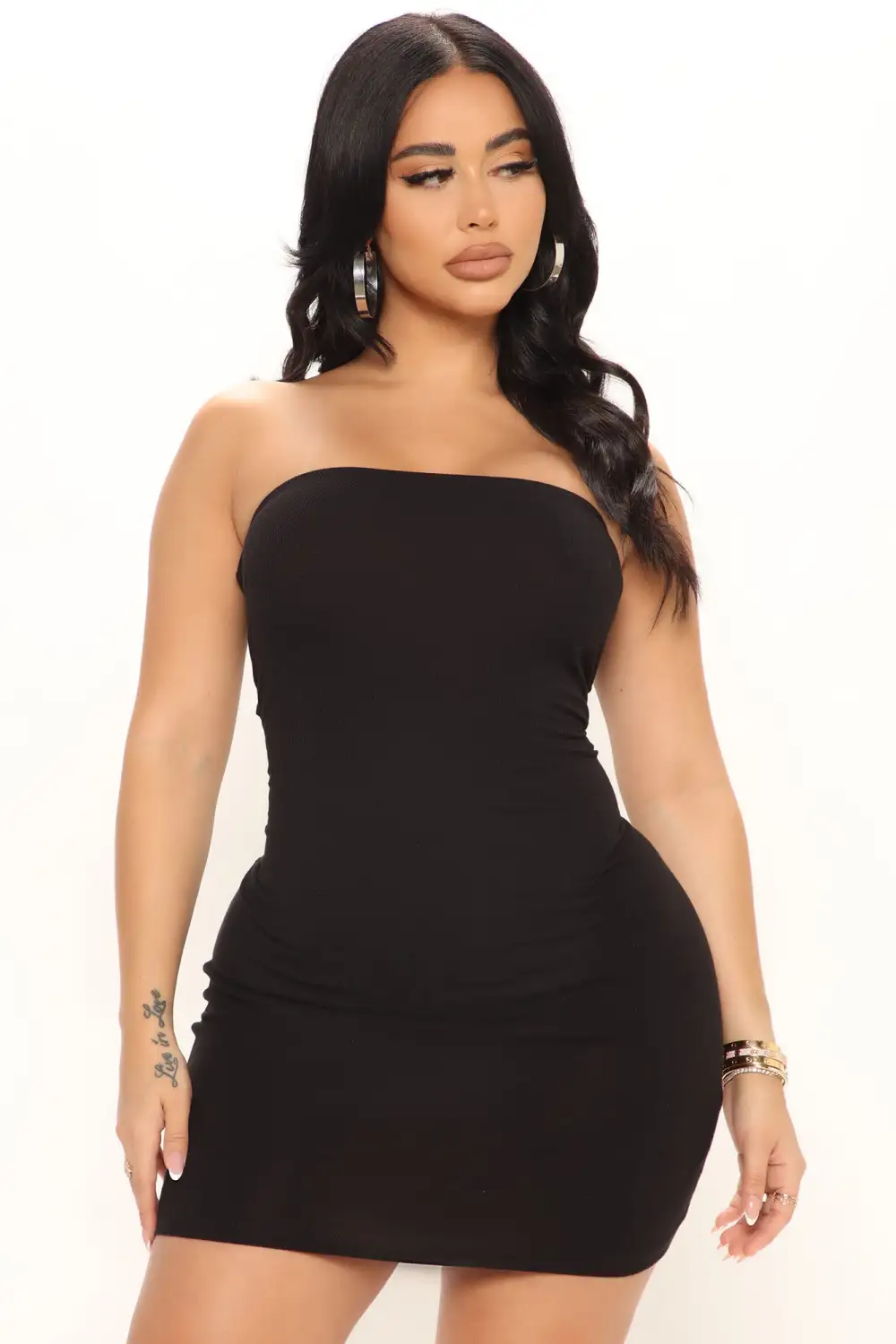 Trinity Tube Mini Dress - Black